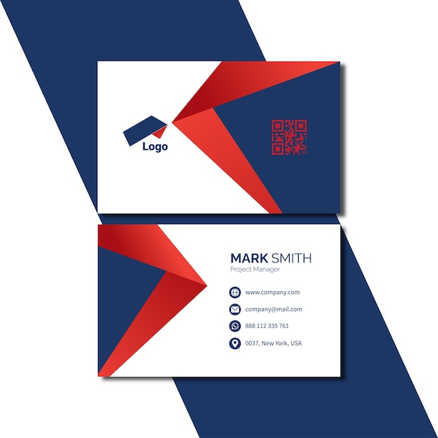 Vector business card design