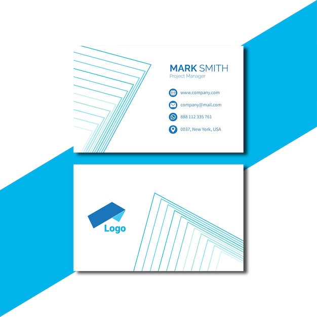 Vector business card design