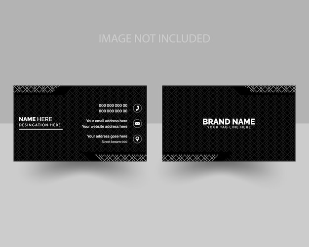 Vector business card design