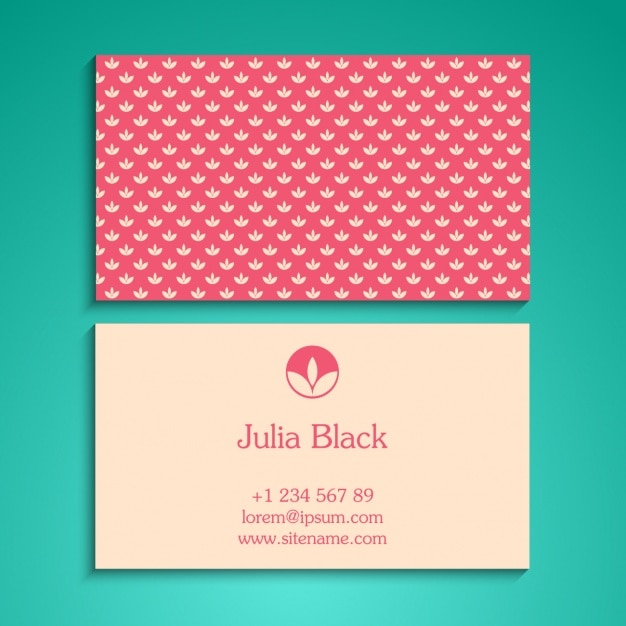 Vector business card design