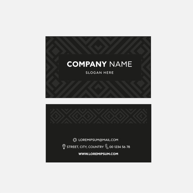 Business card design