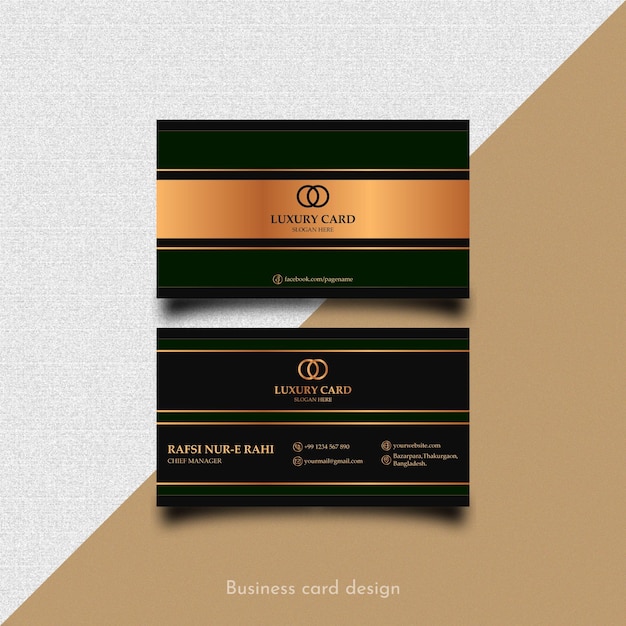 Business card design