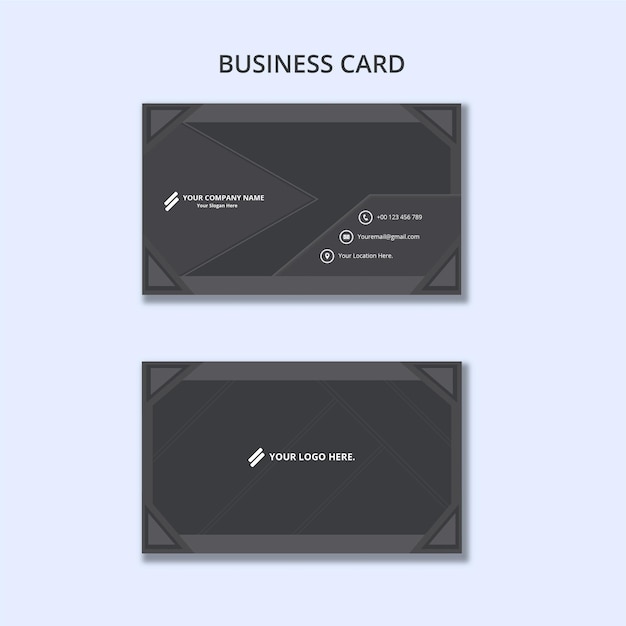 Vector business card design