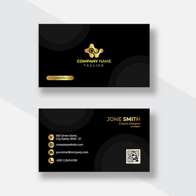 Vector business card design