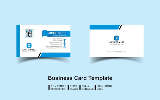 Vector business card design