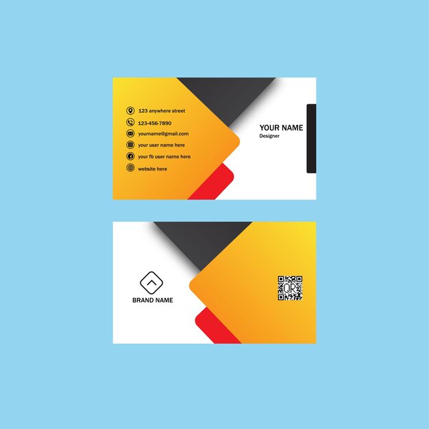 Business card design