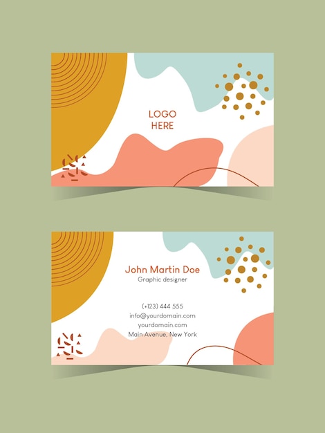 business card design