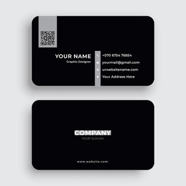 Vector business card design