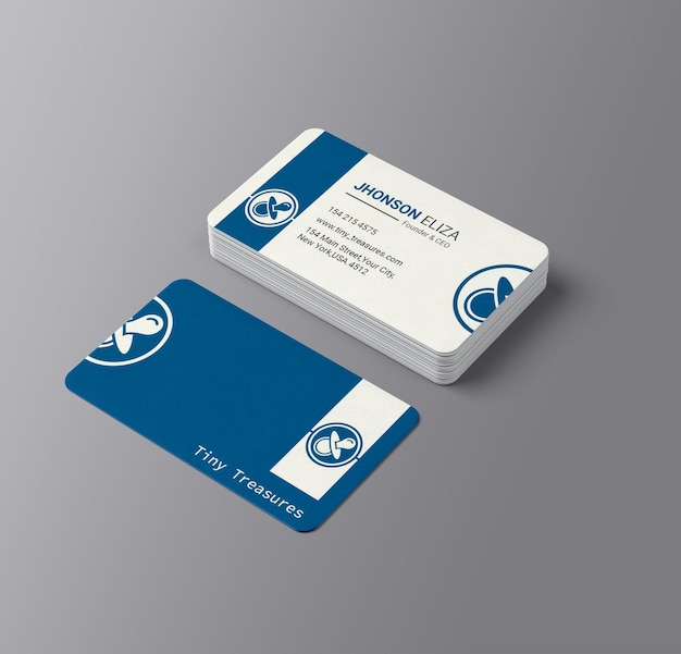 Vector business card design