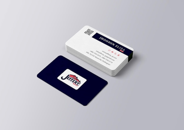 Vector business card design