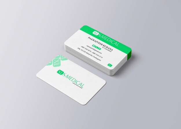 Vector business card design