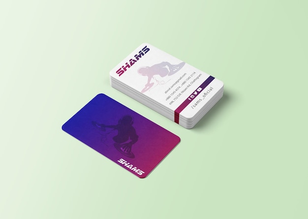 Vector business card design