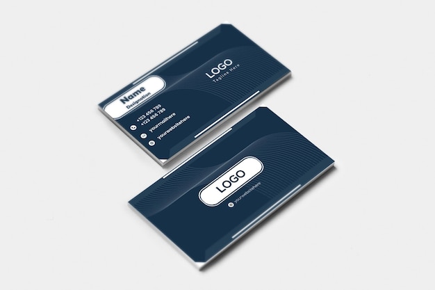 Vector business card design