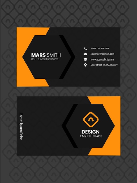 Business card design