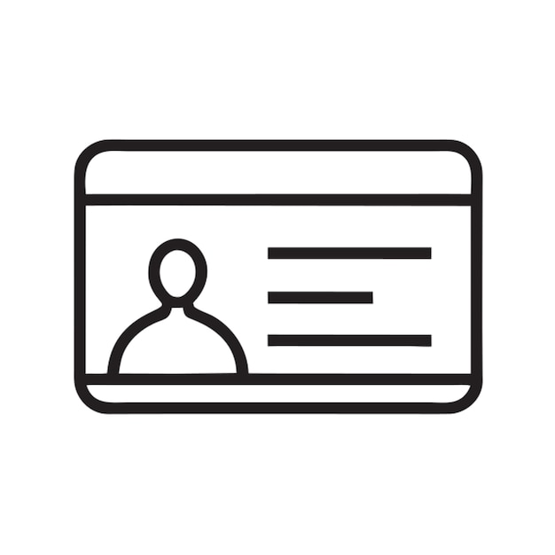 business card icon