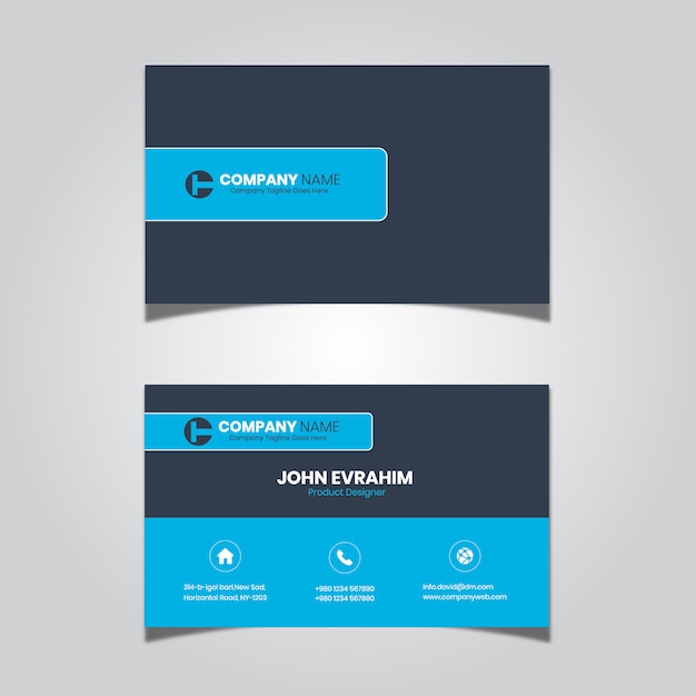 Business card for it company