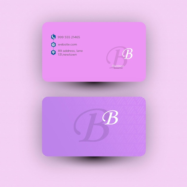 Business card mmulti sfondo a gradiente rosa pagina web template vettoriale di sfondo minaccia bg design