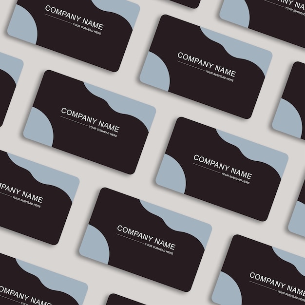 Business card mockup design.