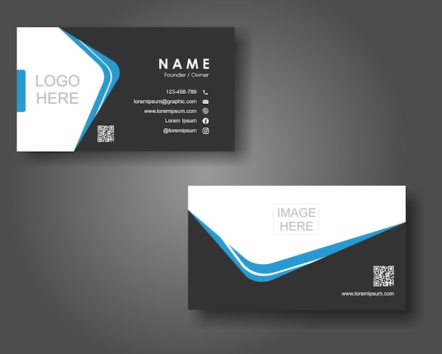 business card mockup template