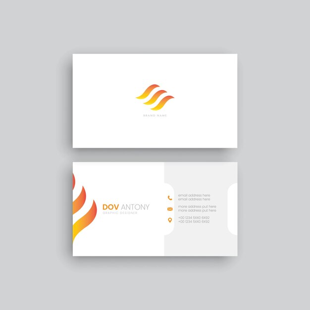 Business card mockup