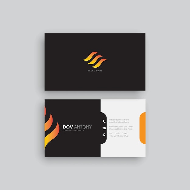 Business card mockup