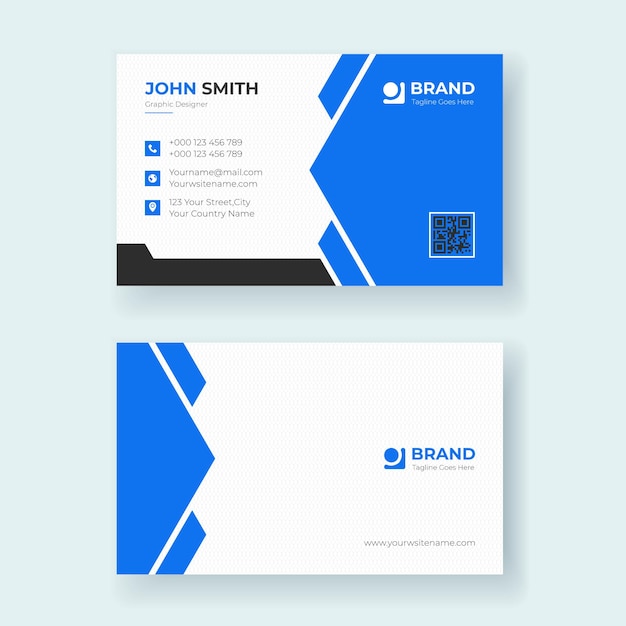 Business Card Modern Design Template Premium Vector