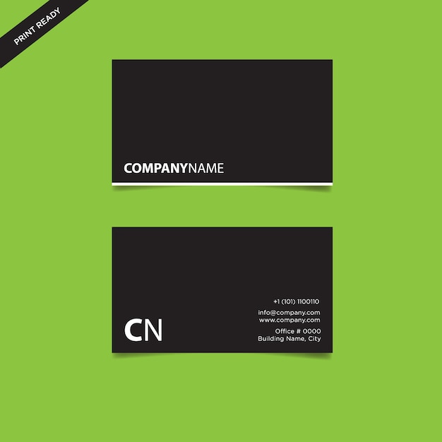 Vector business card modern design templates