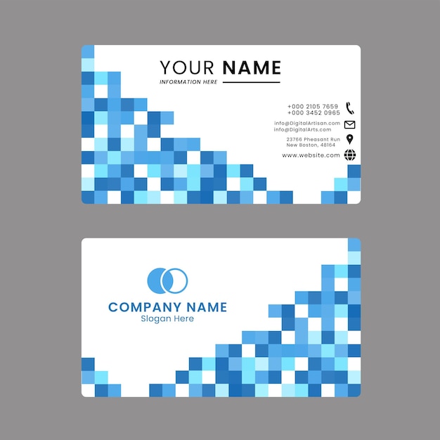 Business Card mosaic design