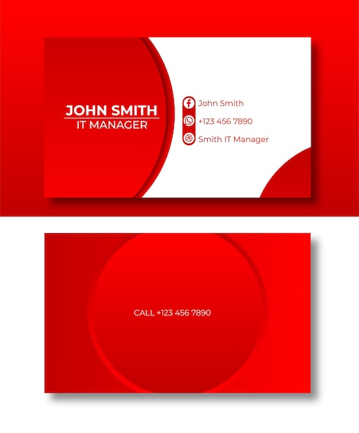 Vector business card new 2024