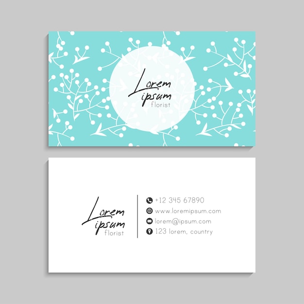 Business card set. vector illustration. eps10