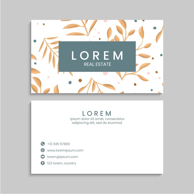 Business card set. vector illustration. eps10