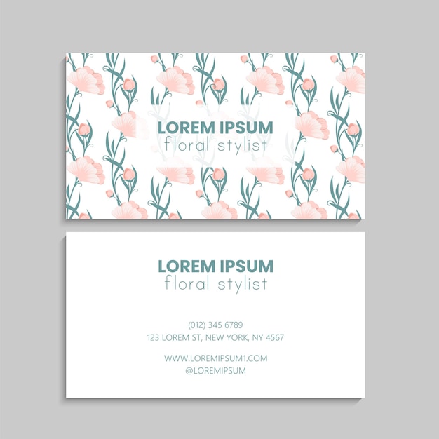 Vector business card set vector illustration eps10