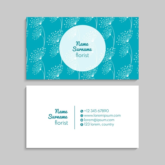 Business card set. vector illustration. eps10