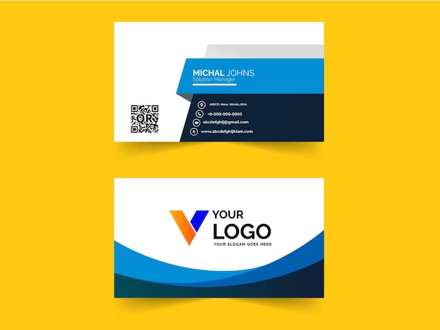 Business card simple business card template