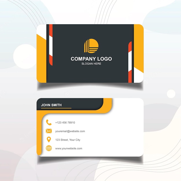 Business Card Simple Modern Design