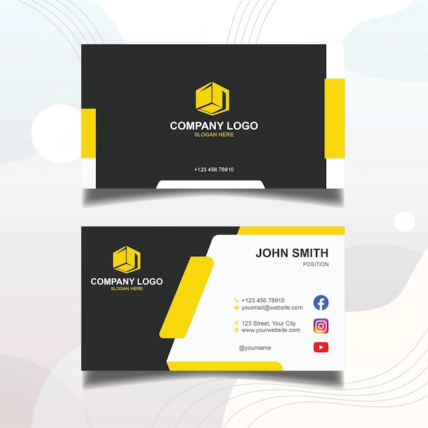 Business Card Simple Modern Design