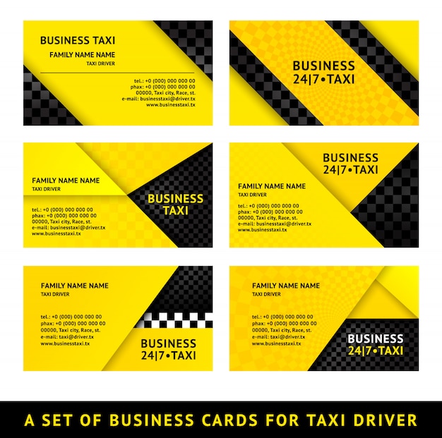 Business card taxi