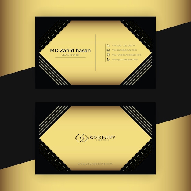 Business Card Template Design Creative Business Design Make Simple Design