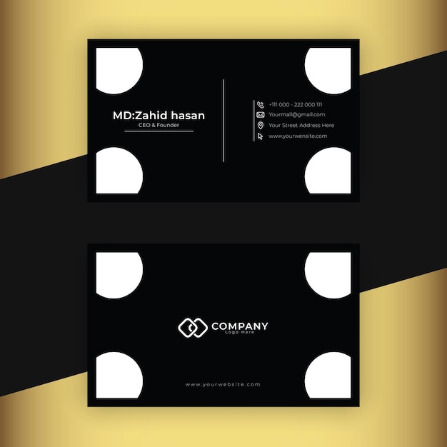 Business Card Template Design Creative Business Design Make Simple Design