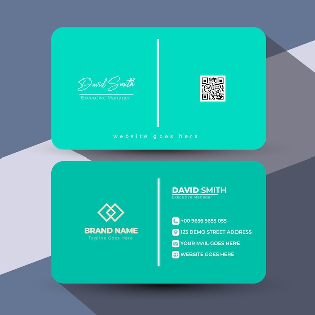 Business card template design