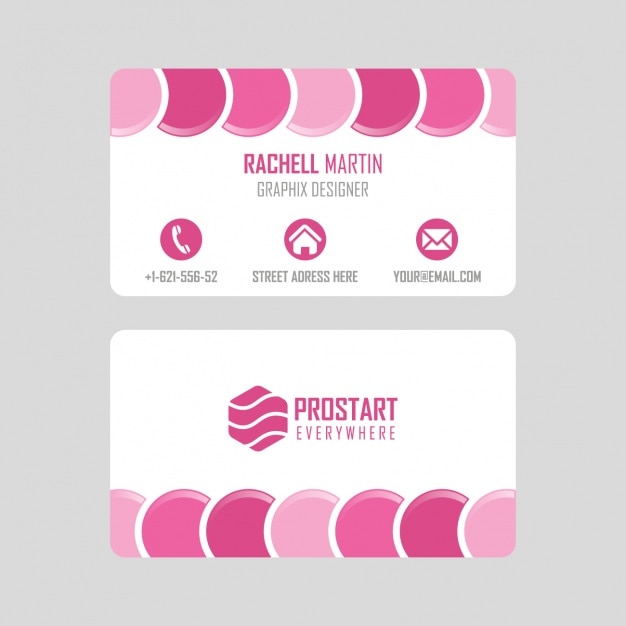 Business card template design