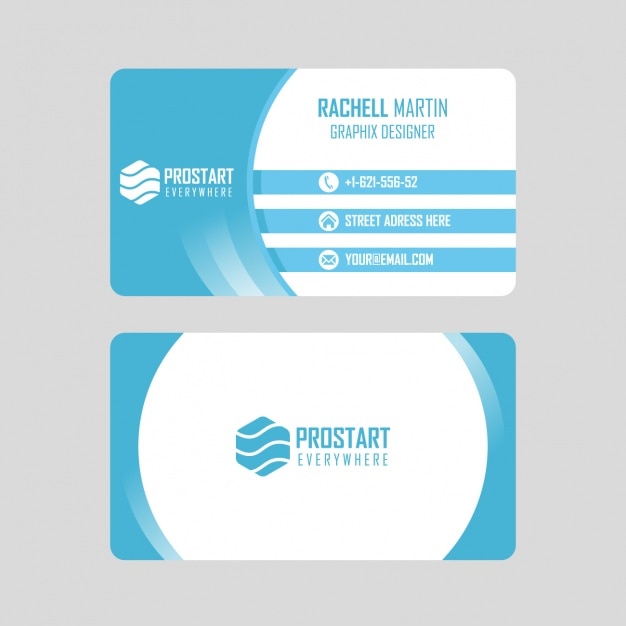 Business card template design