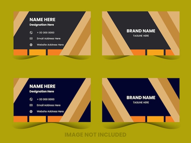 Business card template design