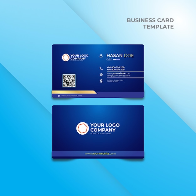 Business card template design