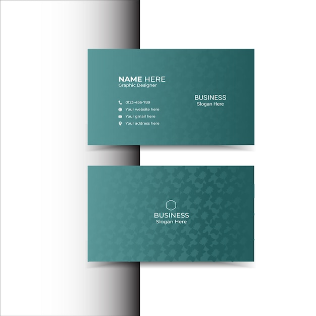 Business card template design