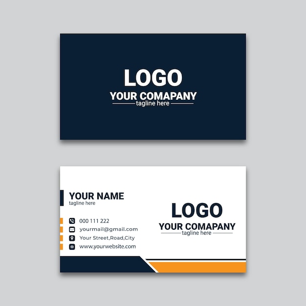 business card template design