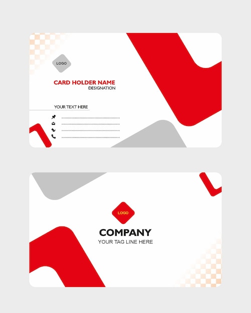 Образец визитки для компании