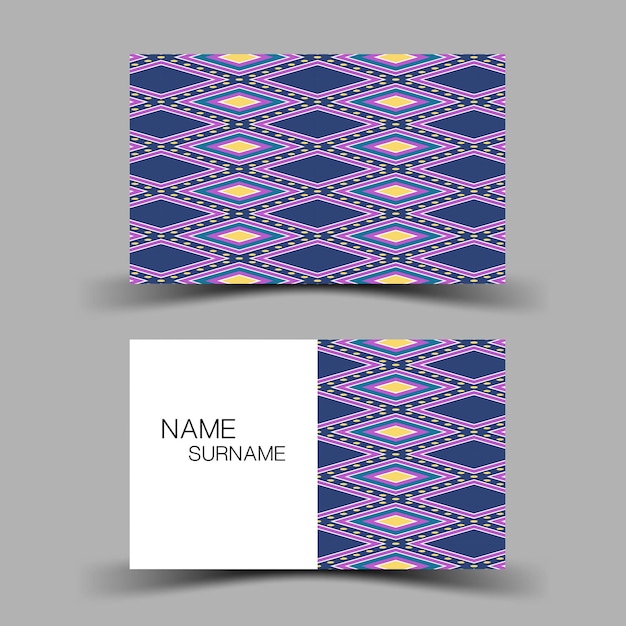 business card template vector design illustration eps10