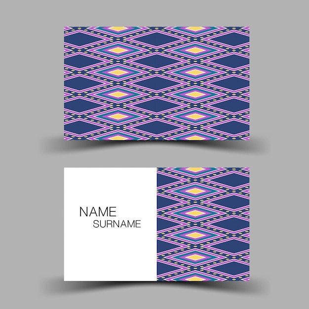 Vector business card template vector design illustration eps10