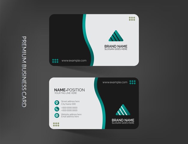 Vector business card template vector design